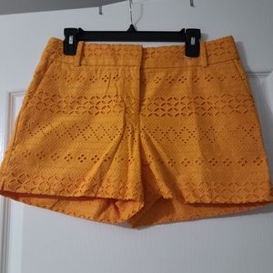 LOFT riviera shorts in orange